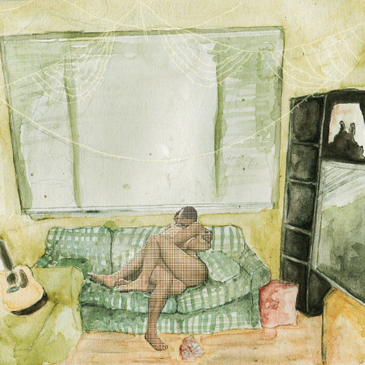 Awakebutstillinbed - What People Call Low Self-Esteem Is Really Just Seeing Yourself The Way That Other People See You (Forest Green & Sea Glass Split VINYL) | Mint (M) Mint (M)
