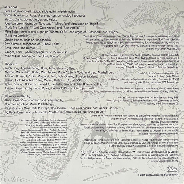 Odelay *LEVI CUT* | Mint (M) Mint (M)