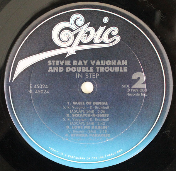 Stevie Ray Vaughan & Double Trouble In Step LP Very Good Plus (VG+) Near Mint (NM or M-)