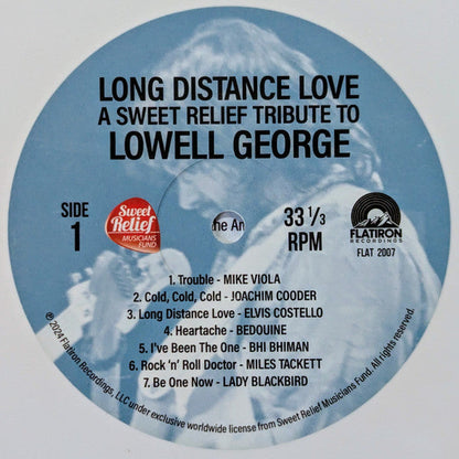 Long Distance Love (A Sweet Relief Tribute To Lowell George) (WHITE VINYL) | Mint (M) Mint (M)