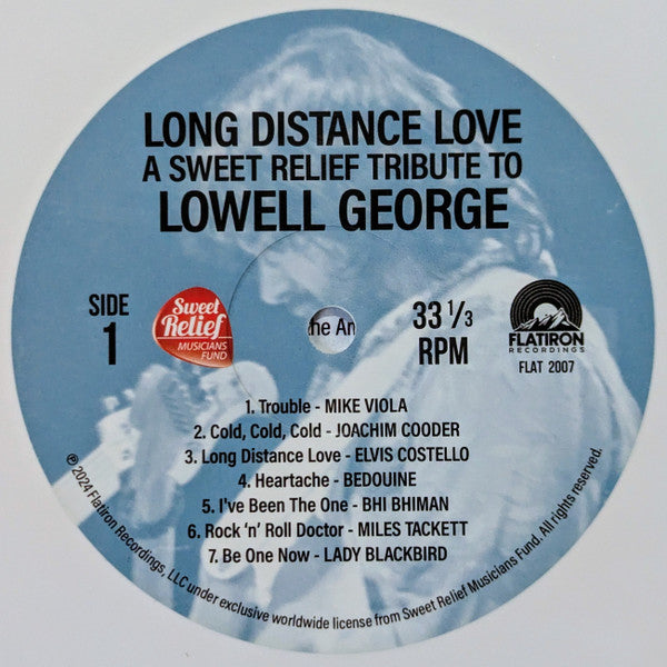 Various - Long Distance Love (A Sweet Relief Tribute To Lowell George) (WHITE VINYL) | Mint (M) Mint (M)