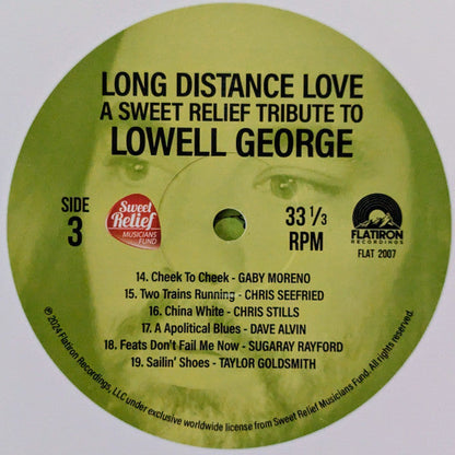 Various - Long Distance Love (A Sweet Relief Tribute To Lowell George) (WHITE VINYL) | Mint (M) Mint (M)