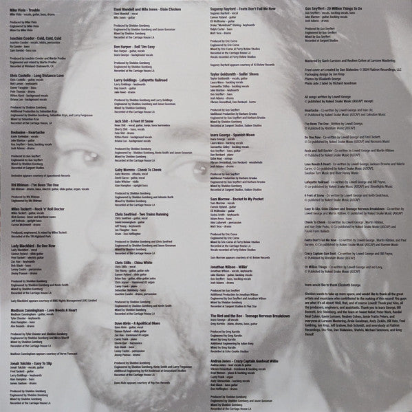 Various - Long Distance Love (A Sweet Relief Tribute To Lowell George) (WHITE VINYL) | Mint (M) Mint (M)