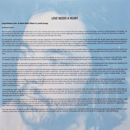Long Distance Love (A Sweet Relief Tribute To Lowell George) (WHITE VINYL) | Mint (M) Mint (M)