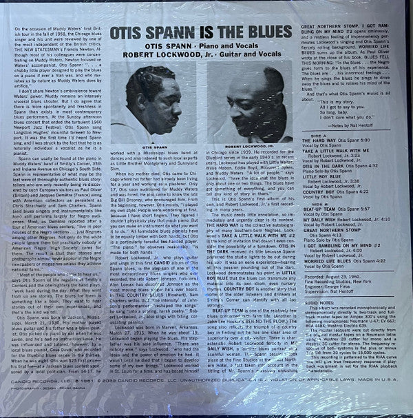 Otis Spann Is The Blues | Mint (M) Mint (M)