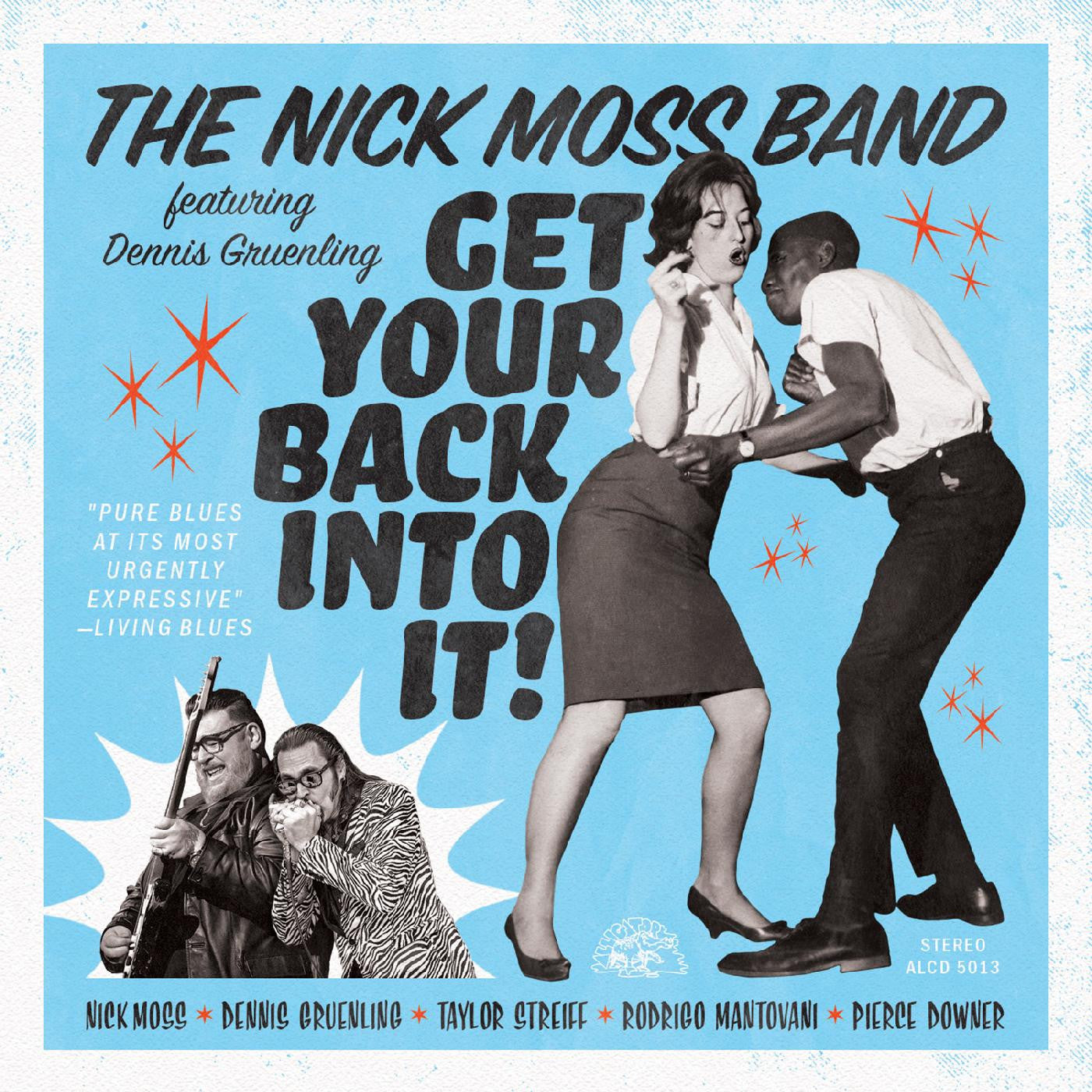 Nick Moss Band / Dennis Gruenling - Get Your Back Into It (TRANSLUCENT RED VINYL) |