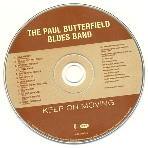 BUTTERFIELD BLUES BAND - (PRESALE 6/26/26) Keep On Moving (MFSL SACD) | Mint (M) Mint (M)