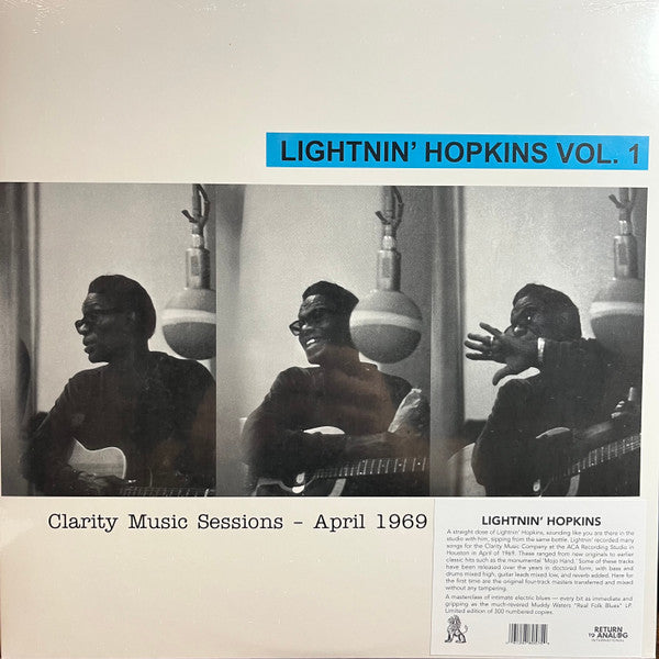 Vol. 1 : Clarity Music Sessions - April 1969 (VINYL) | Mint (M) Mint (M)