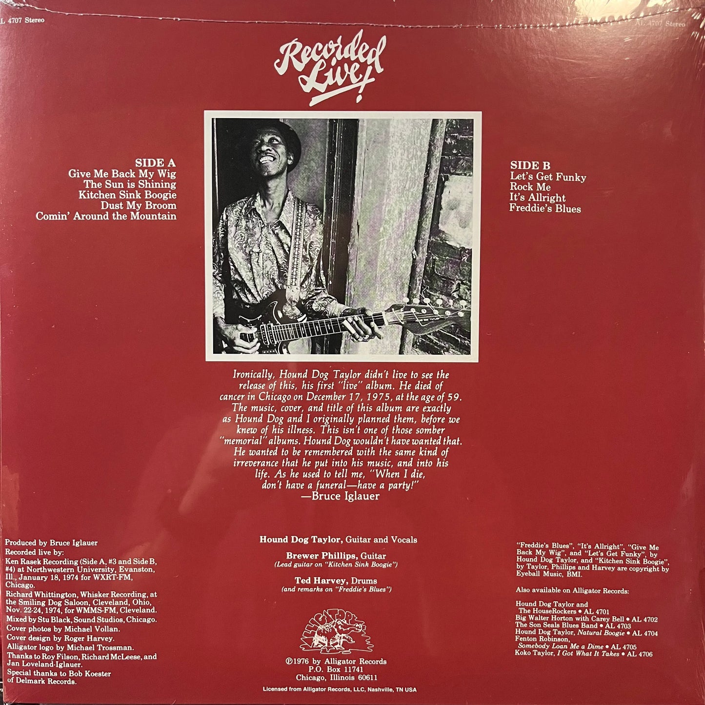 Hound Dog Taylor & The House Rockers - Beware Of The Dog! (VINYL) |