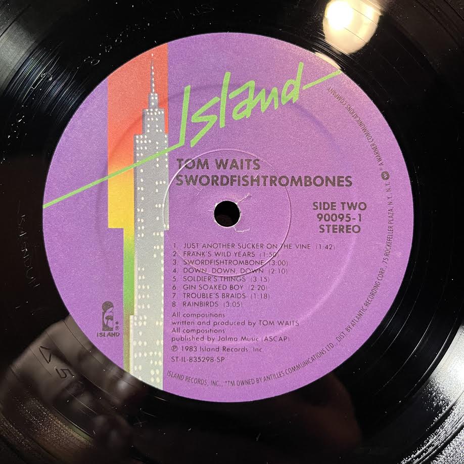 Tom Waits - Swordfishtrombones (VINYL) | Excellent+ (EX+) Excellent (EX)