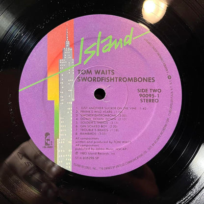 Tom Waits - Swordfishtrombones (VINYL) | Excellent+ (EX+) Excellent (EX)