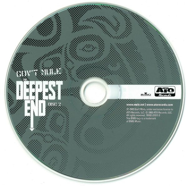 Gov't Mule - The Deepest End (Live In Concert) ( 2xCD, DVD) | Excellent+ (EX+) Excellent+ (EX+)