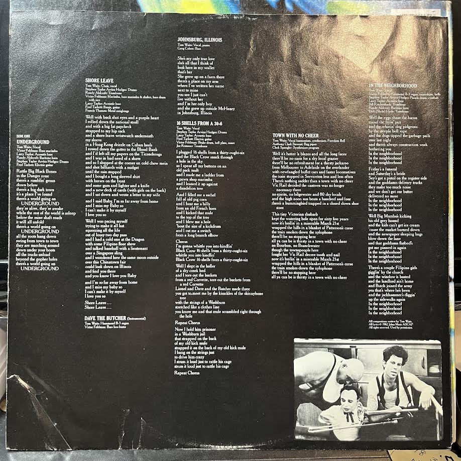 Tom Waits - Swordfishtrombones (VINYL) | Excellent+ (EX+) Excellent (EX)