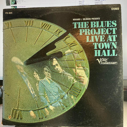 The Blues Project - Live At Town Hall (VINYL) | Excellent+ (EX+) Very Good Plus (VG+)