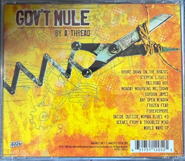 Gov't Mule - By A Thread (CD) | Excellent (EX) Excellent (EX)