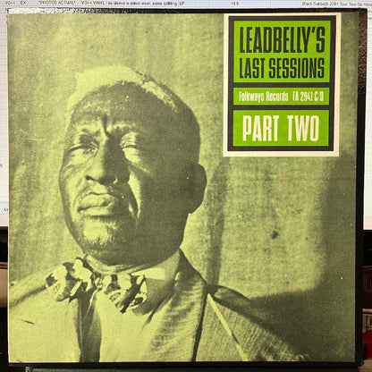 Leadbelly - Leadbelly's Last Sessions Part Two (VINYL) | Excellent (EX) Near Mint (NM)