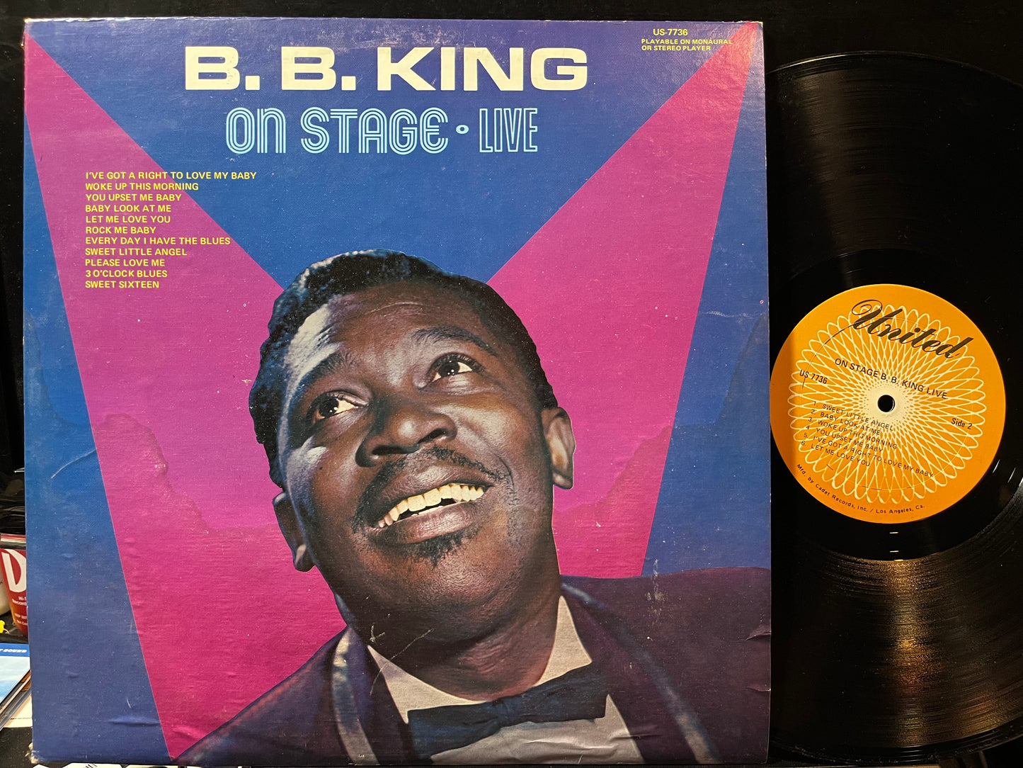 B.B. King - On Stage Live (VINYL) | Near Mint (NM) Very Good (VG)