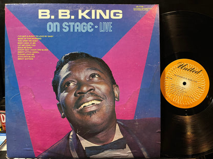 B.B. King - On Stage Live (VINYL) | Near Mint (NM) Very Good (VG)