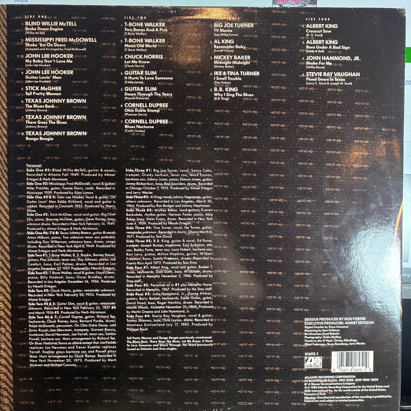 Various - Atlantic Blues: Guitar (2x VINYL) | Near Mint (NM or M-) Excellent (EX)