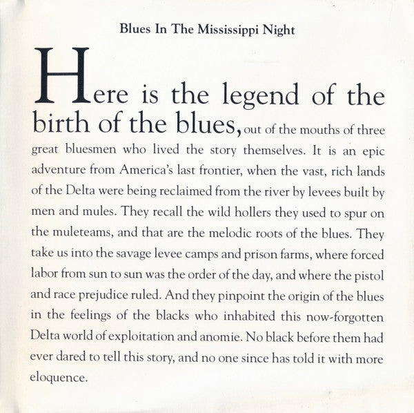 Big Bill Broonzy - Blues In The Mississippi Night (CD) | Near Mint (NM) Near Mint (NM)