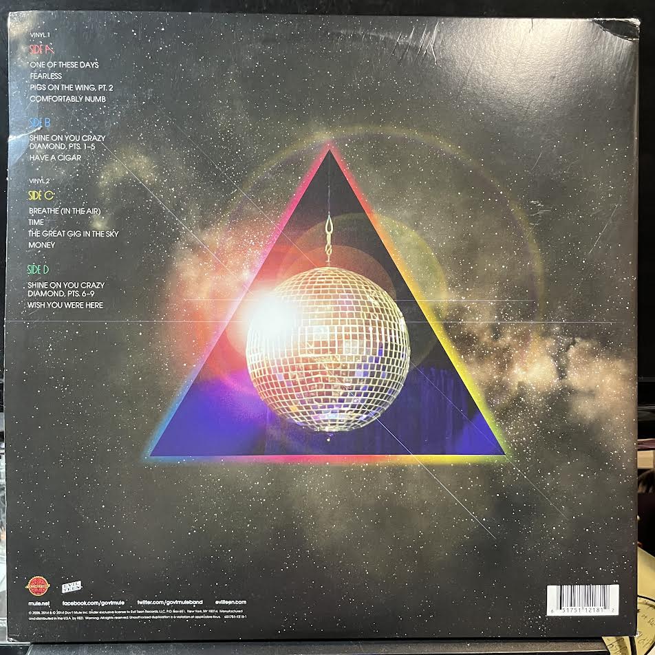 Gov't Mule - Dark Side Of The Mule (*SIGNED*2xVINYL) | Near Mint (NM or M-) Excellent (EX)