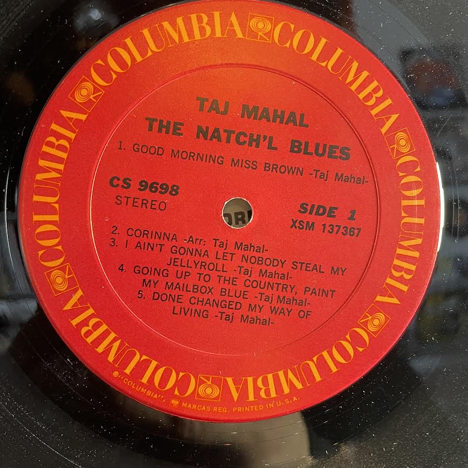 Taj Mahal - The Natch'l Blues (VINYL) | Very Good Plus (VG+) Very Good Plus (VG+)