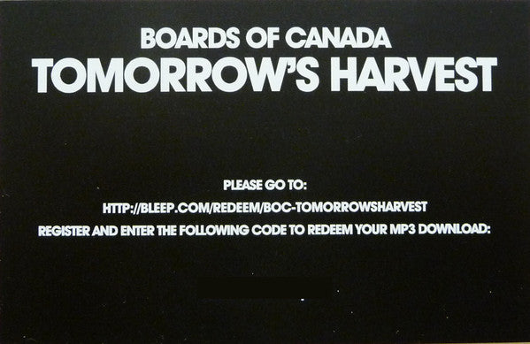 Boards Of Canada - Tomorrow's Harvest (2x VINYL) | Mint (M) Mint (M)