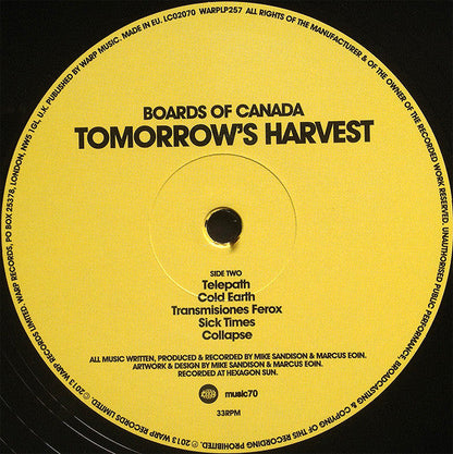 Boards Of Canada - Tomorrow's Harvest (2x VINYL) | Mint (M) Mint (M)