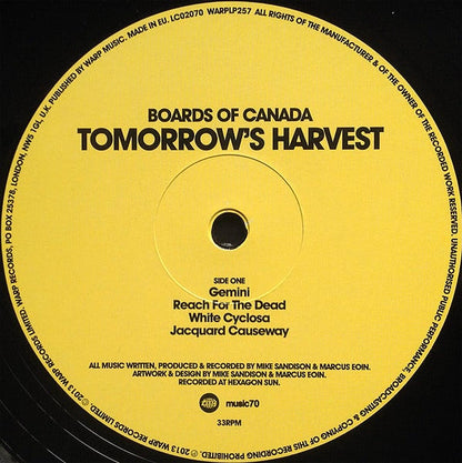 Boards Of Canada - Tomorrow's Harvest (2x VINYL) | Mint (M) Mint (M)