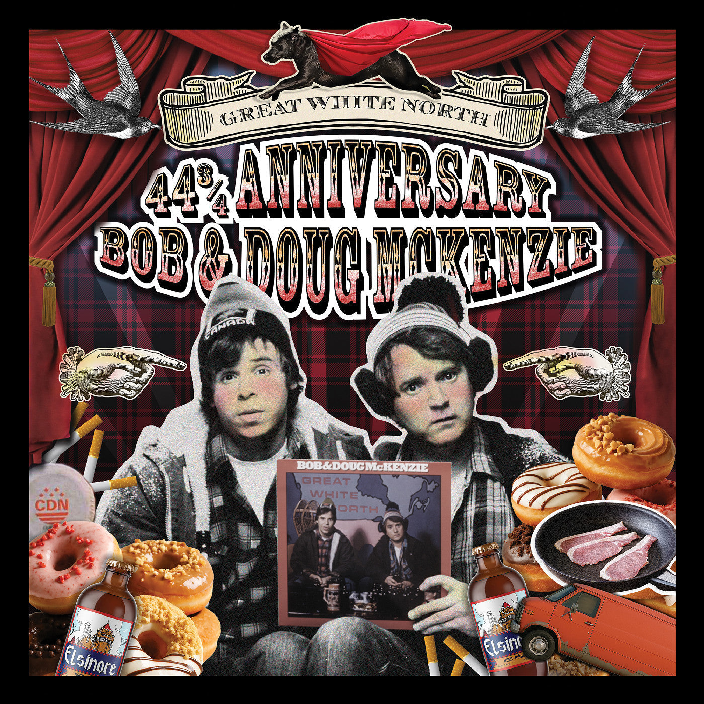 Bob & Doug McKenzie - Great White North & Strange Brew 44 3/4 Anniversary (Vinyl x2, Blu-ray, 28 page booklet) |