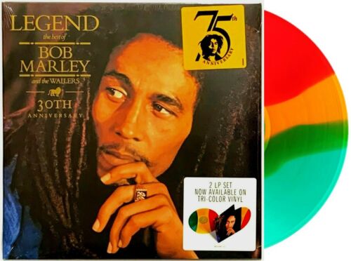 Bob Marley And The Wailers - Legend: 30th Anniversary Edition (RED/YELLOW/GREEN TRI-COLOR VINYL) | Mint (M) Mint (M)