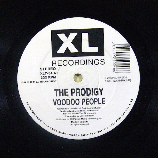 The Prodigy - Voodoo People (12") | Excellent (EX) Excellent (EX)