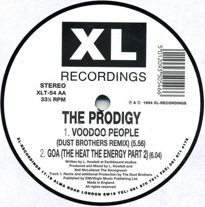 The Prodigy - Voodoo People (12") | Excellent (EX) Excellent (EX)