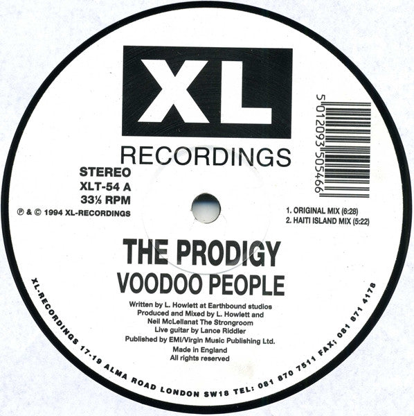 The Prodigy - Voodoo People (12") | Excellent (EX) Excellent (EX)