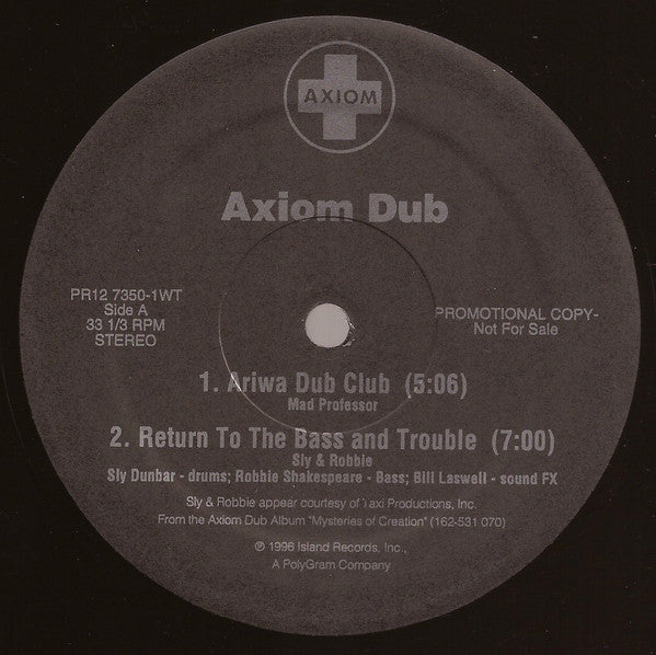 Various - Axiom Dub (12" VINYL) | Excellent (EX) Generic