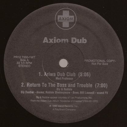 Various - Axiom Dub (12" VINYL) | Excellent (EX) Generic