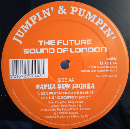 The Future Sound Of London - Papua New Guinea 2001 (12" VINYL) | Very Good (VG) Very Good Plus (VG+)