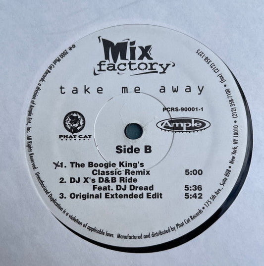 Mix Factory - Take Me Away (VINYL) | Very Good (VG) Generic