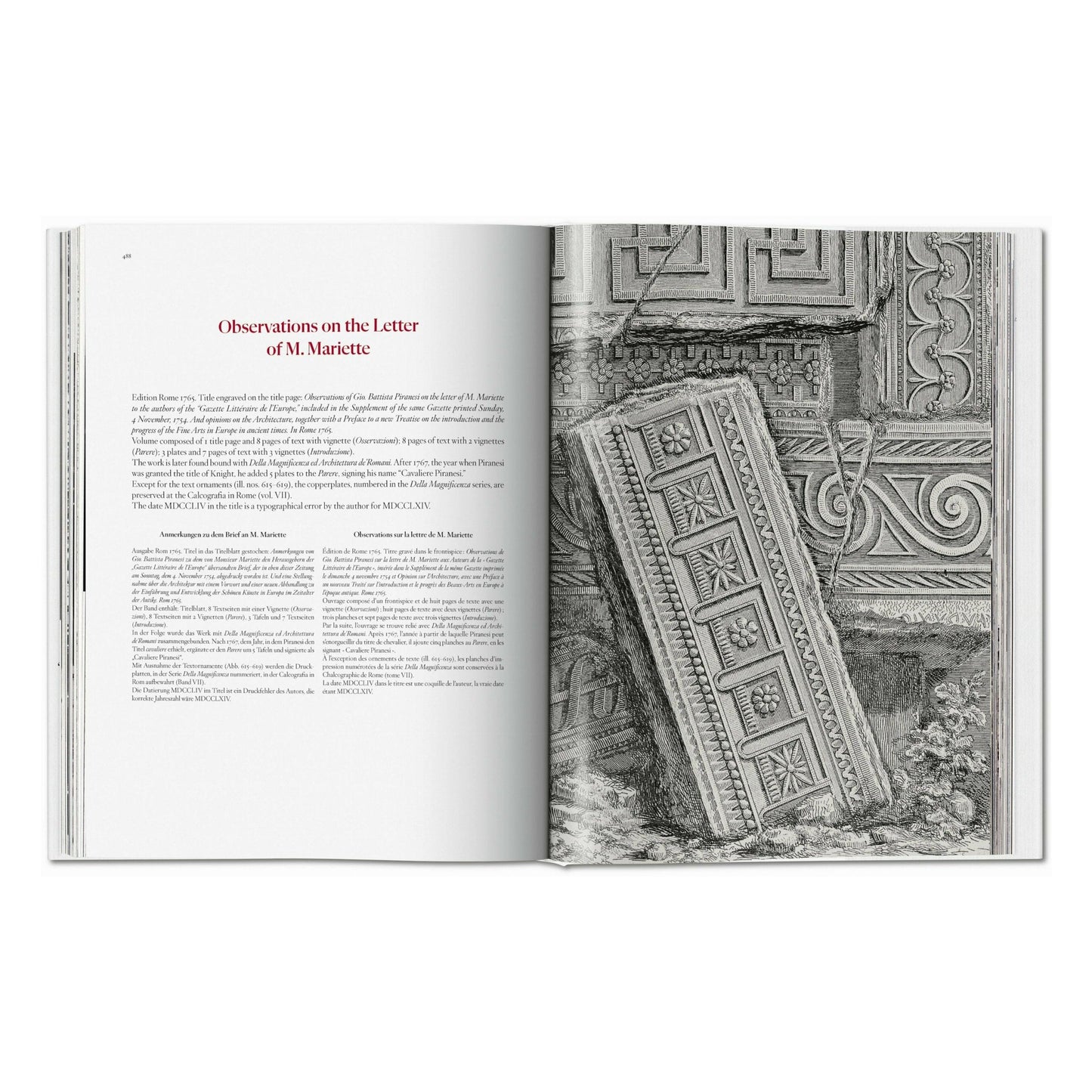 Piranesi. The Complete Etchings (German, French, English)
