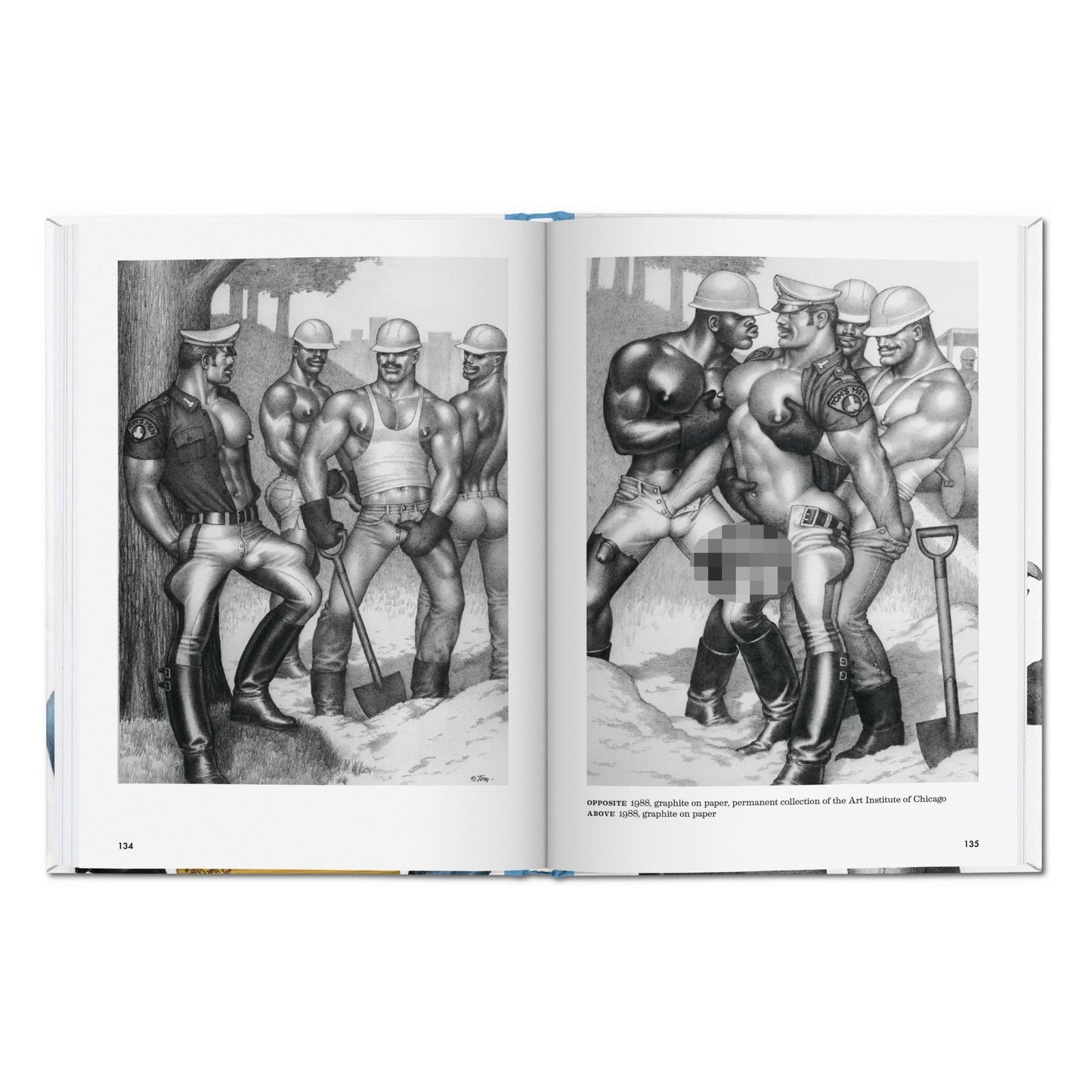 The Little Book of Tom. Blue Collar (German, French, English)
