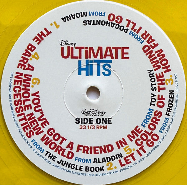 Disney Ultimate Hits (YELLOW VINYL) |