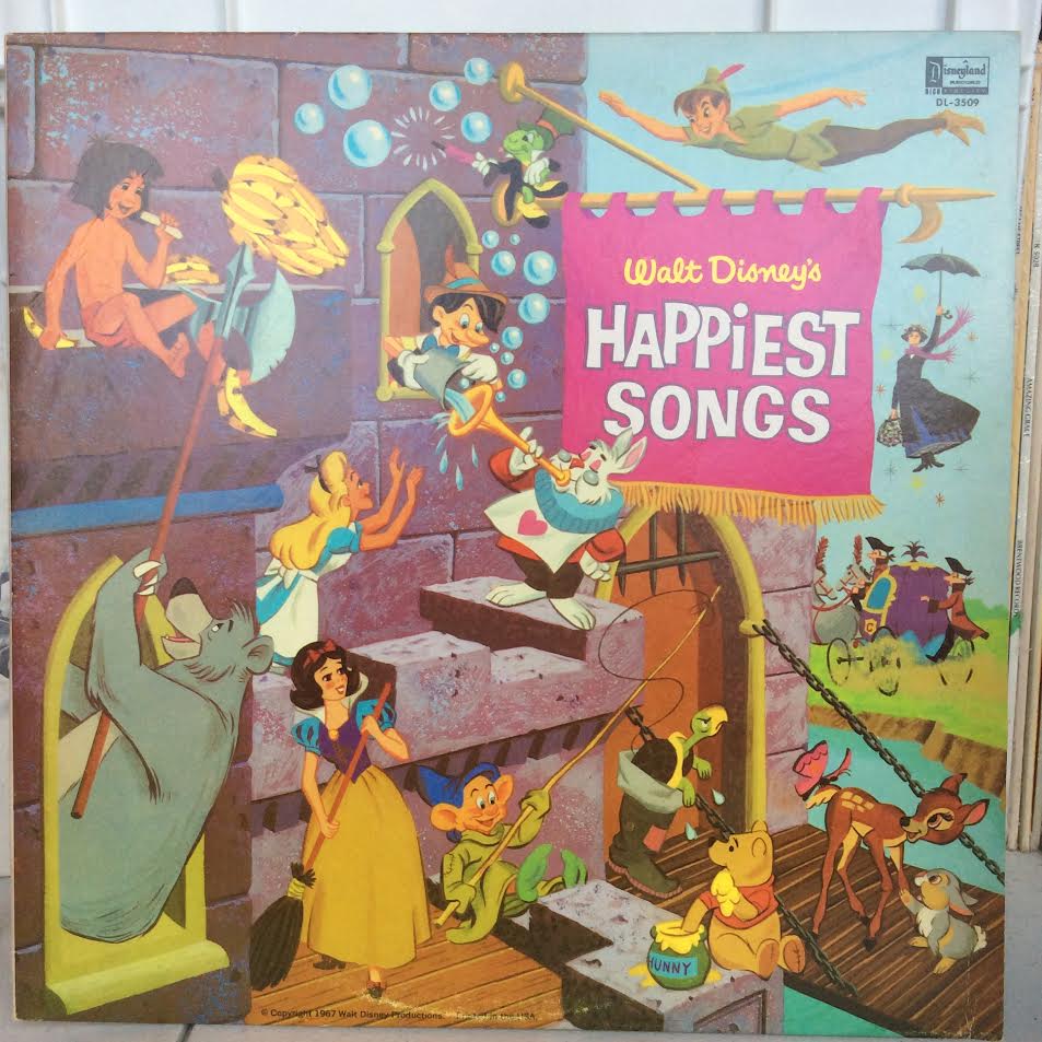 Various - Walt Disney's Happiest Songs (VINYL) | Excellent+ (EX+) Near Mint (NM)