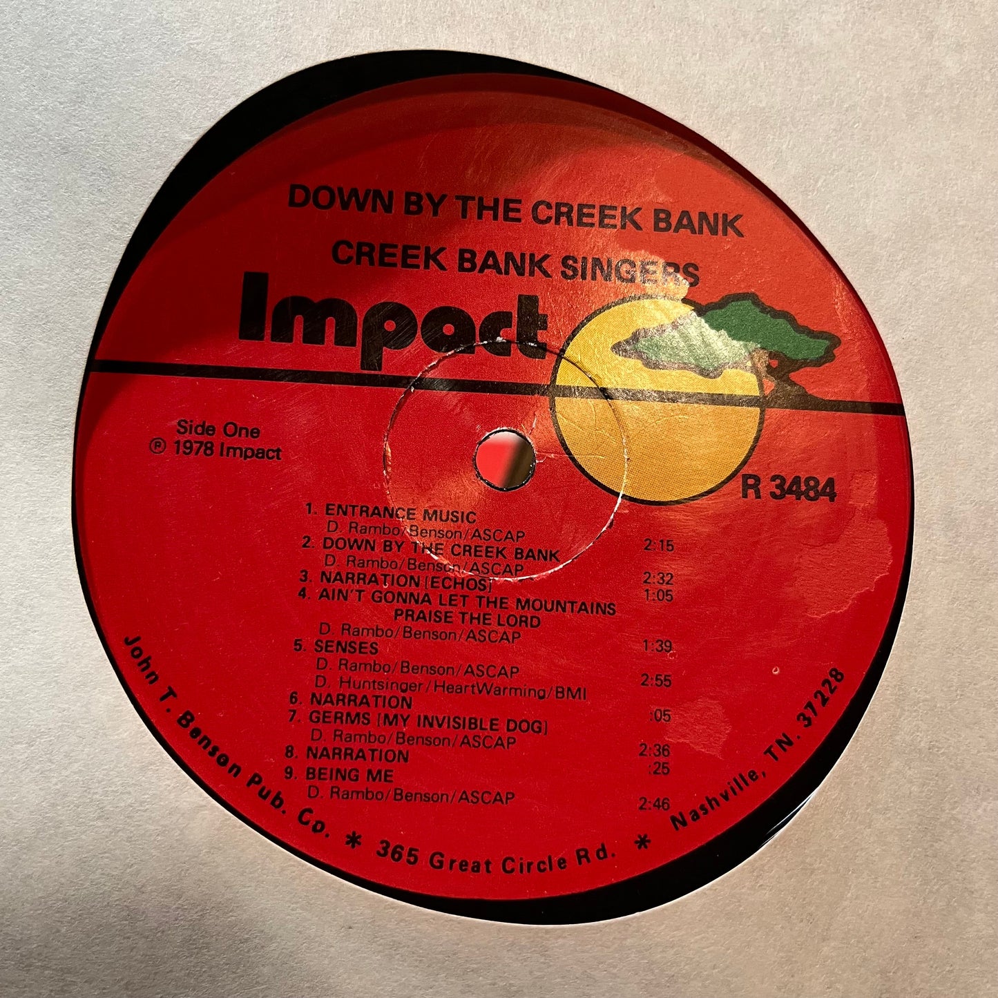 Dottie Rambo - Down By The Creek Bank (VINYL & BOOK)*SIGNED* | Excellent+ (EX+) Excellent+ (EX+)