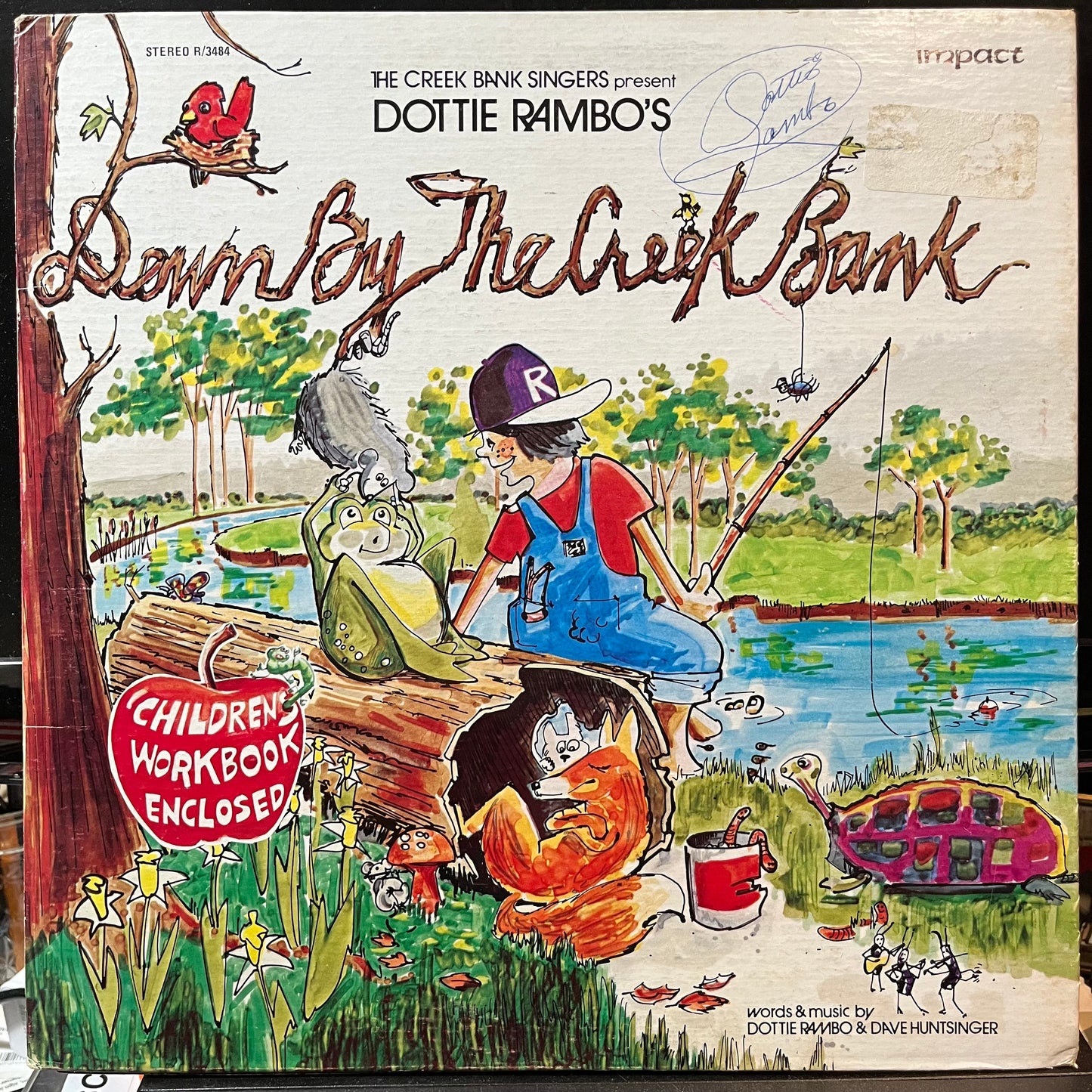 Dottie Rambo - Down By The Creek Bank (VINYL & BOOK)*SIGNED* | Excellent+ (EX+) Excellent+ (EX+)