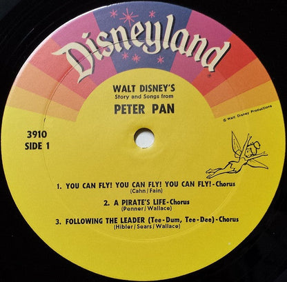 Ginny Tyler - Story And Songs From Peter Pan (VINYL) | Very Good (VG) Very Good (VG)