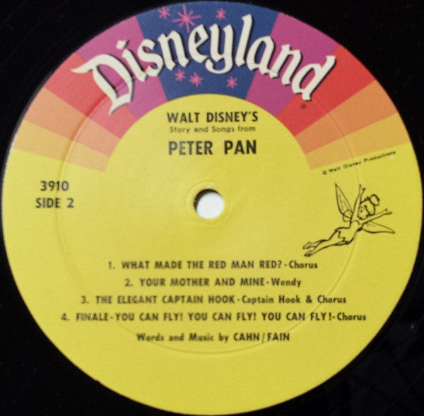 Ginny Tyler - Story And Songs From Peter Pan (VINYL) | Very Good (VG) Very Good (VG)