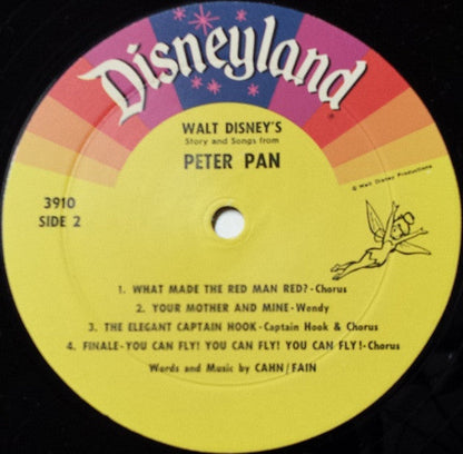 Ginny Tyler - Story And Songs From Peter Pan (VINYL) | Very Good (VG) Very Good (VG)