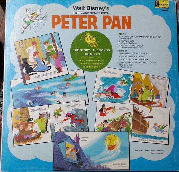 Ginny Tyler - Story And Songs From Peter Pan (VINYL) | Very Good (VG) Very Good (VG)