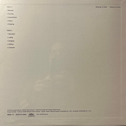 Iwamura Ryuta - Raining To Hear (VINYL) | Mint (M) Mint (M)