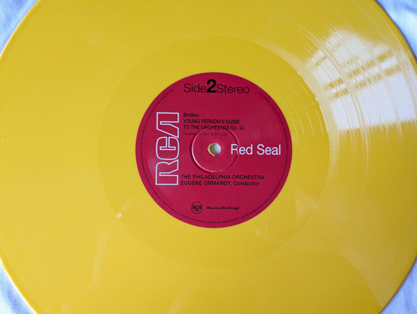 David Bowie & The Philadelphia Orchestra - Peter And The Wolf / Young Person's Guide To The Orchestra (YELLOW VINYL) | Mint (M) Mint (M)